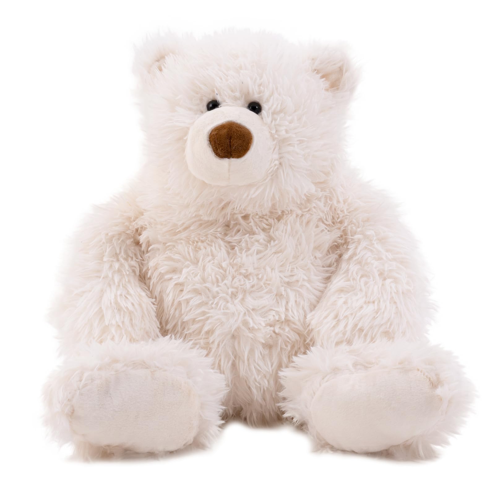 4.2 lbs Polar Bear Weighted Stuffed Animal 27in, Stuffed Bear Plush for Adult, Kids, Weight Polar Bear Plush Animal Pillow White Bear Gifts on Christmas, Birthday, Valentine's Day