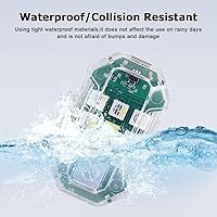 Vista 7 de MiOYOOW 4 luces estroboscópicas para drones, anticolisión, luces LED USB de 7 colores con control remoto para coches, drones, motocicletas