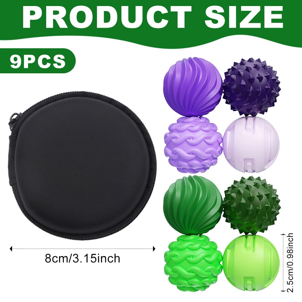 8Pcs Magnetic Sensory Stress Relief Balls - Image 2