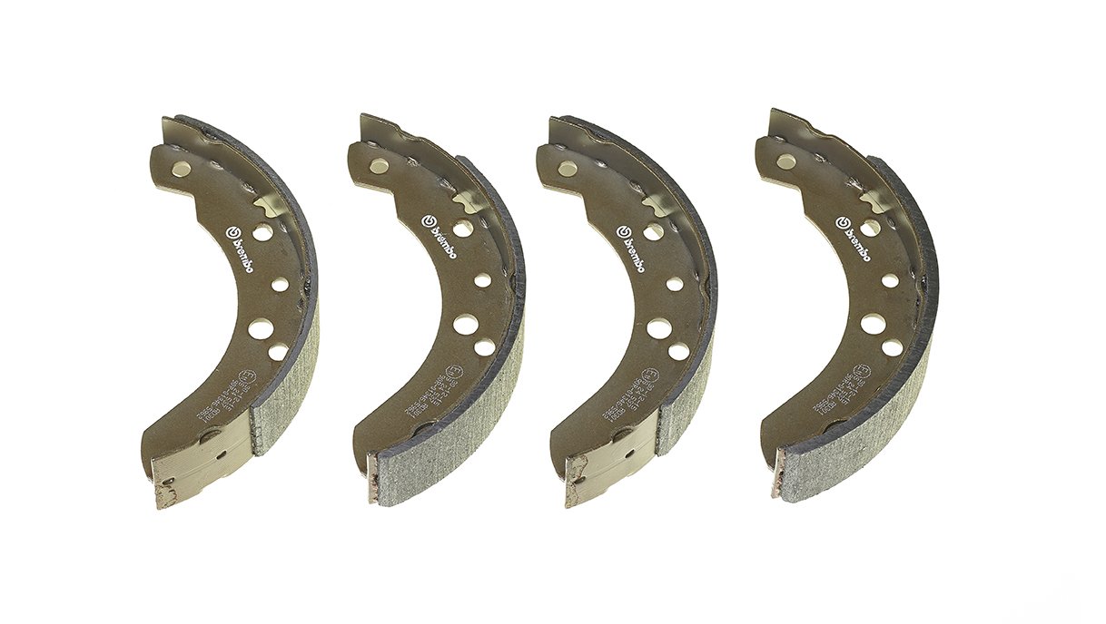 Ganascia Freno Posteriore Brembo S 30 537 - Kit Con Leva Freno A Mano, Diametro 190mm, Larghezza 40mm - 2
