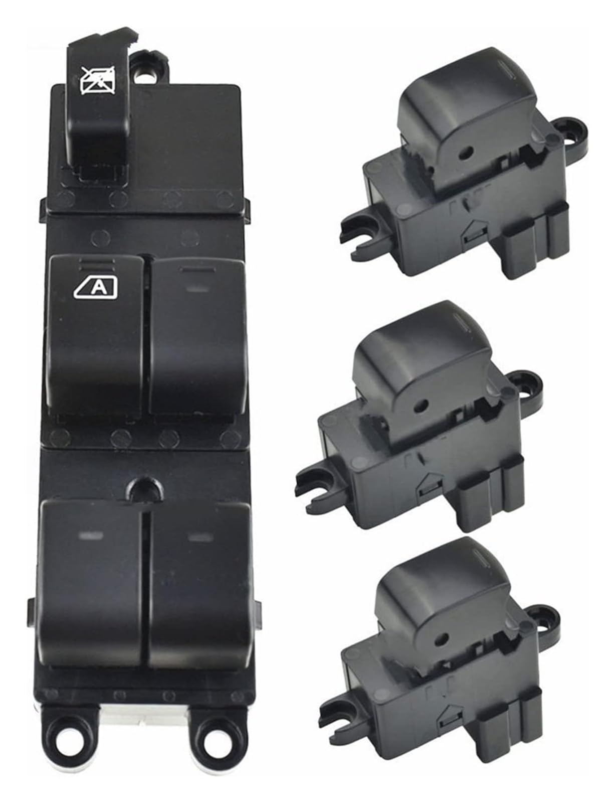 Interrupteur commande vitre électrique commande assistance bouton Nissan Qashqai J10 - 3