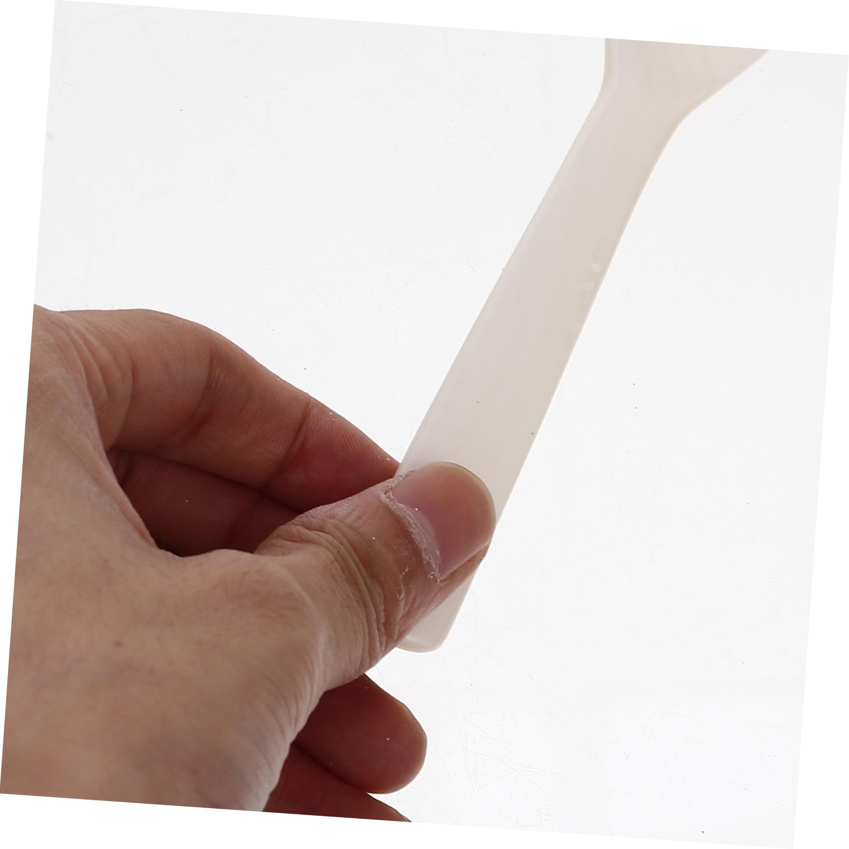 Juego de 5 Elegantes Cucharas de Café con Forma de Concha Blanca Cucharas para Helado Y Tarta Aptas para Lavavajillas