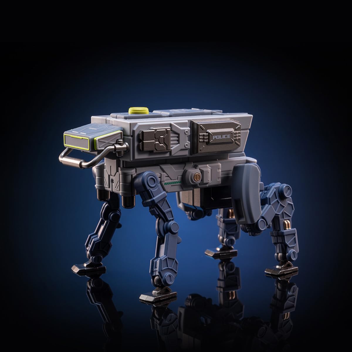 HIPLAY MOSHOW Chang'an Guard Mecha Policyjny Motocykl i Pies Robot MSC0004 Zestaw Figurek Kolekcjonerskich