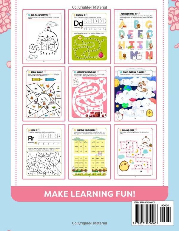 Friendship Of Korean Bunny Doodle My Kindergarten Workbook: Grade Math Writing Calligraphy Attachment Creative Great Lettering How Many More Same And ... A Kid Discover The Way Activities Books image 3