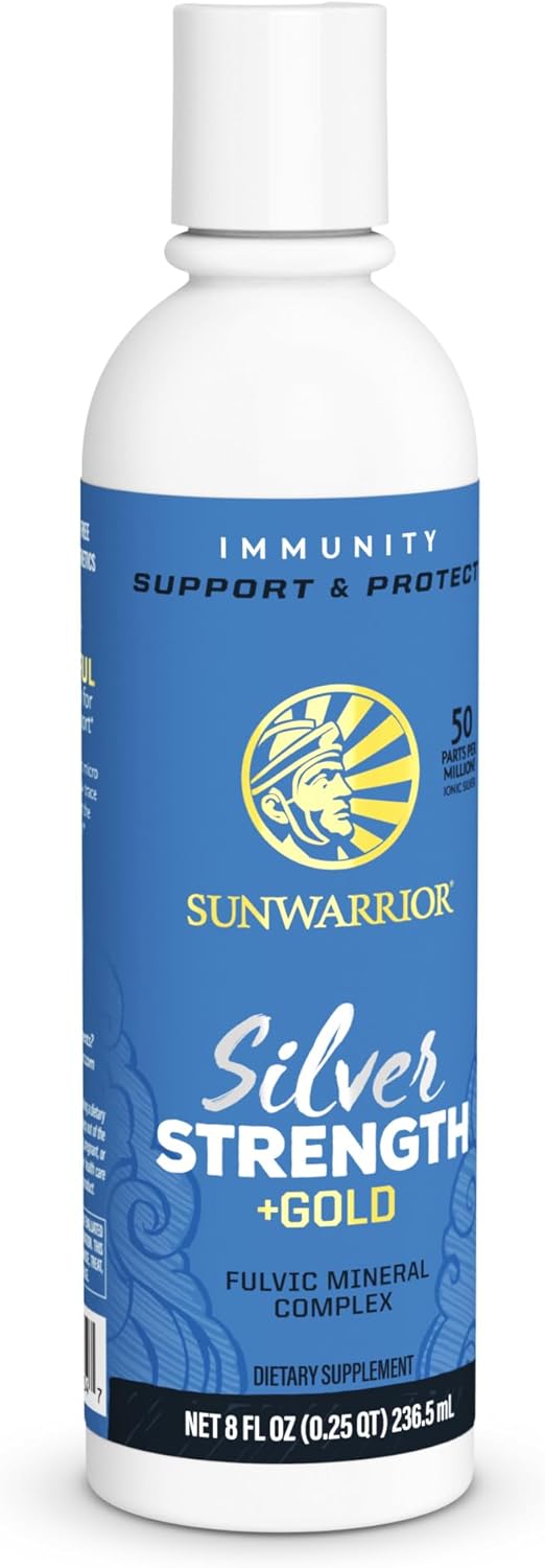 Fulvic Acid Complex All Natural Supports Skin Health | 8 oz Silver Strength by Sunwarrior