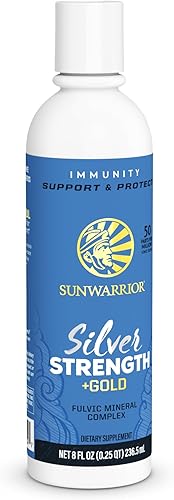 Complejo de ácido fúlvico totalmente natural apoya la salud de la piel | 8 oz Silver Strength by Sunwarrior