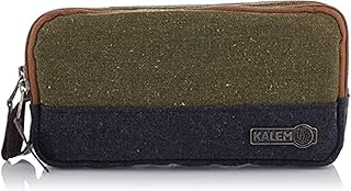 مقلمة قماش بسوستتين من كاليم لج، 21 × 10 سم،KLG-NT01 - متعددة الالوان