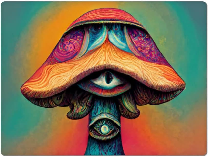 Cool Hippie Car Magnet 2 PCS - Mushroom Car Magnet - Cool Sticker
