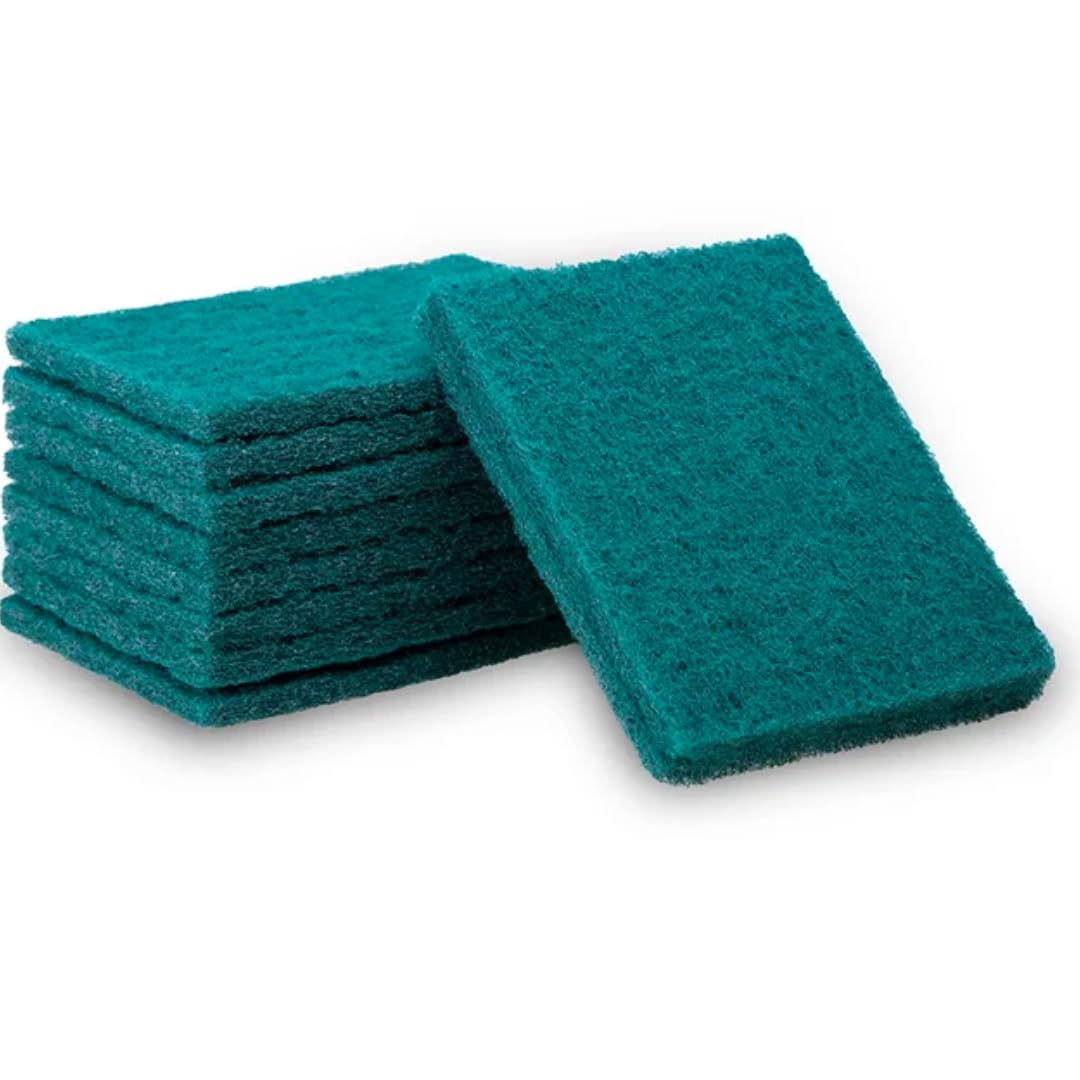 Scotch Bright Kitchen Scrubbers | Cleaning Sponge Dish Scrubber Heavy Duty | Scour Pads Scouring Pads for Kitchen and Dish Cleaning (Pack Of 10Pcs)