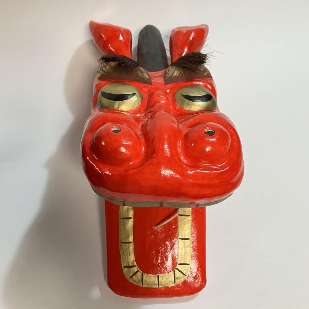 きりん獅子　柳屋　獅子舞　鳥取　田中達之助　郷土玩具　張子　張り子　民芸 柳屋鳥取民藝 | わらべ館 [童謡・唱歌とおもちゃのミュージアム]