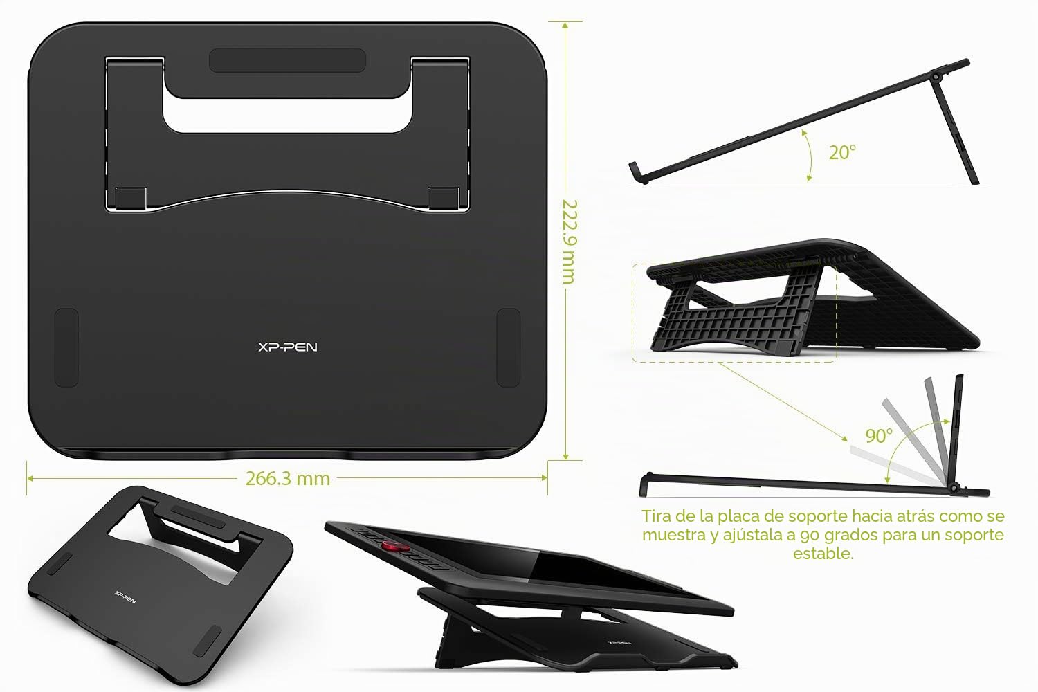 XP-Pen Artist 12 Pro - Tableta gráfica con Pantalla HD IPS de 11,6", lápiz Capacitivo de 8192 Niveles con inclinación y 8 Teclas de Acceso Directo, Compatible con Mac, Windows