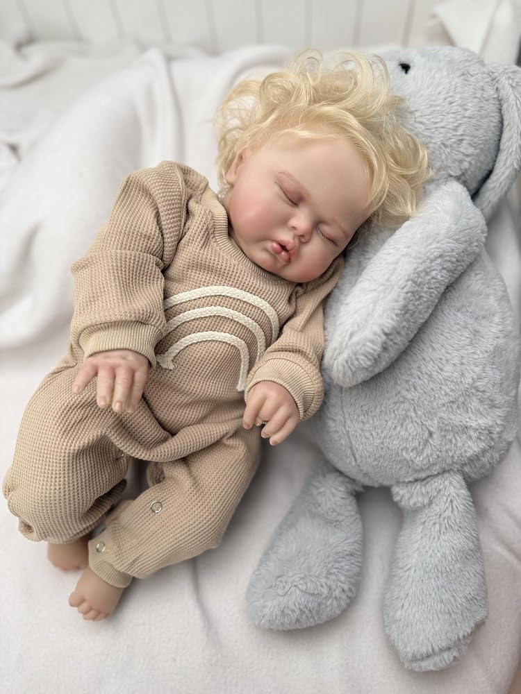 MAIHAO Levensechte Slapen Poppen Reborn Baby Meisje Siliconen Babypop Jongen Realistic Toddler Ogen Dicht Dolls Goedkoop Pop Girls 50 Cm