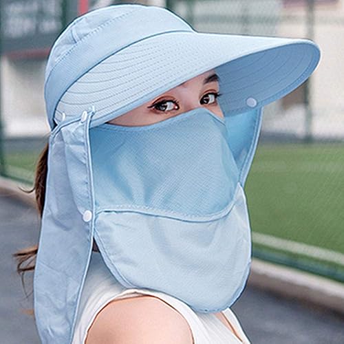 Miniatura 2 de Outdoor UPF 50+ UV Sun Protection Waterproof Breathable Face Neck Flap Cover Folding Sun Hat for MenWomen