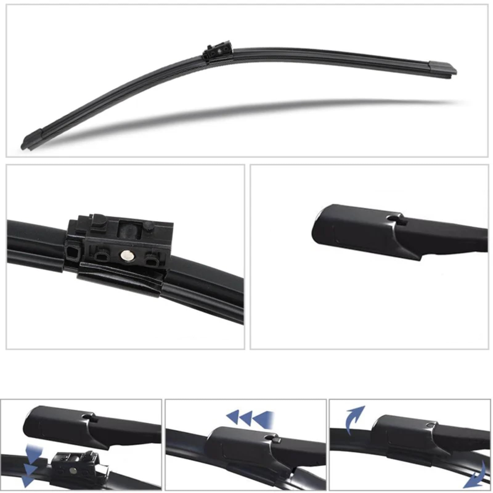 Wischerblätter Auto Scheibenwischer Für Benz Für GLA-Class H247 2020 2021 2022 2023 2024 2025 26"+19"+12" Windschutzscheibe Vorne Hinten Blades Set Zubehör
