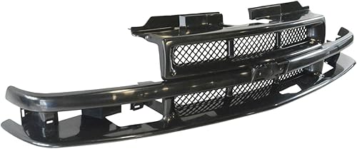 Parrilla de parrilla negra para Chevy Blazer S10 Pickup Truck Xtreme SS Pickup