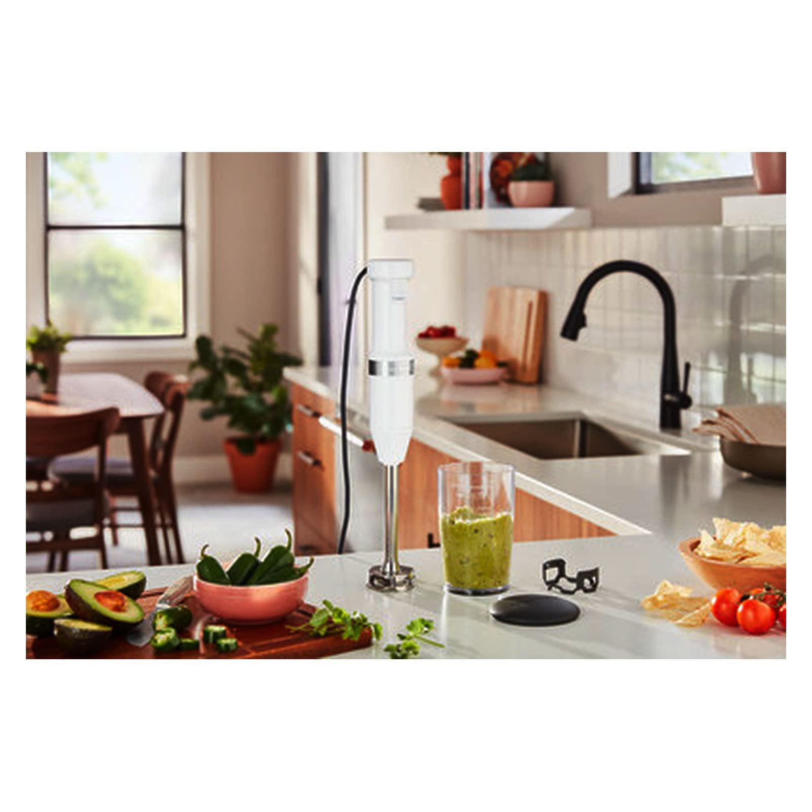 KitchenAid 5KHBV53EWH dykning mixer vit