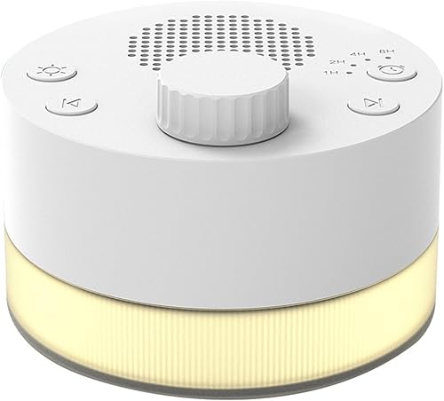 Miniatura 4 de Máquina inteligente de sonido para dormir con 24 pistas, luz cálida, 4 temporizadores de apagado automático, regalo de vacaciones para bebés y