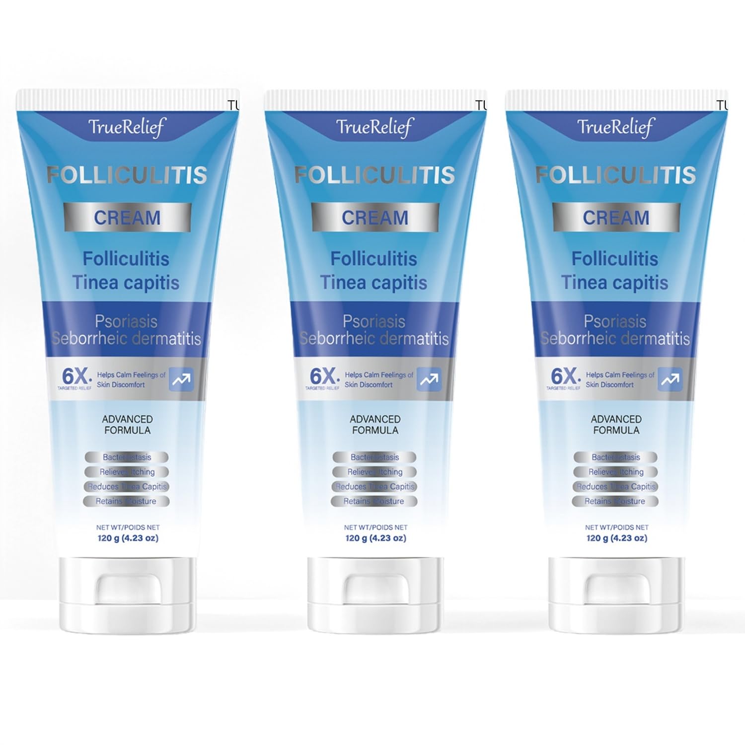 Folliculitis Cream | Soothes & Helps Clear Bumps on Scalp, Face, Body & Butt | for Ingrown Hairs, Razor Bumps & Acne | 120g(03)