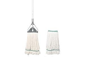 OFO Loop-End String Mop with Replacement Head: Industrial Grade Cleaning Power