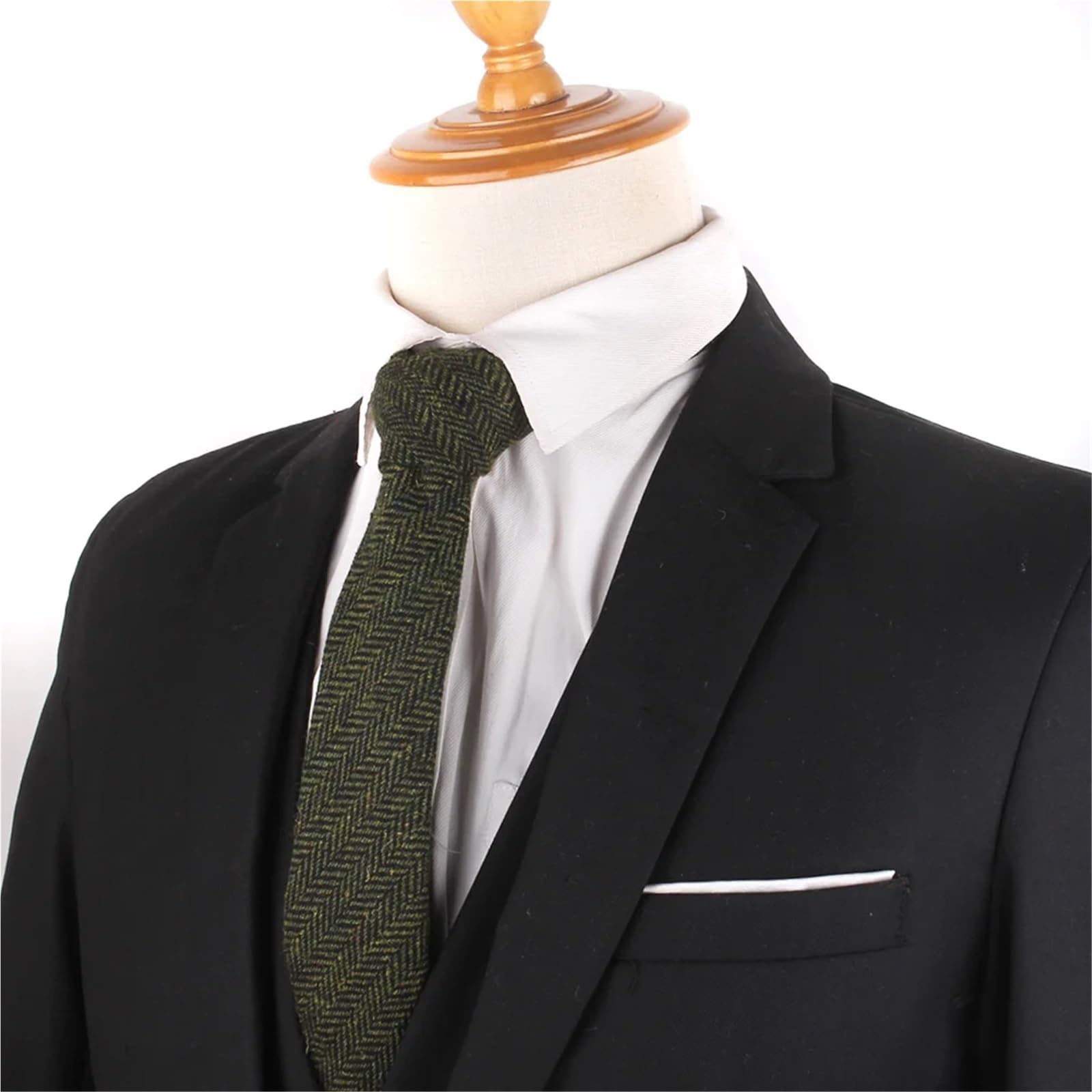 Cravatta Uomo Cravatte sottili in lana for uomo, cravatte casual a righe, da abito, di