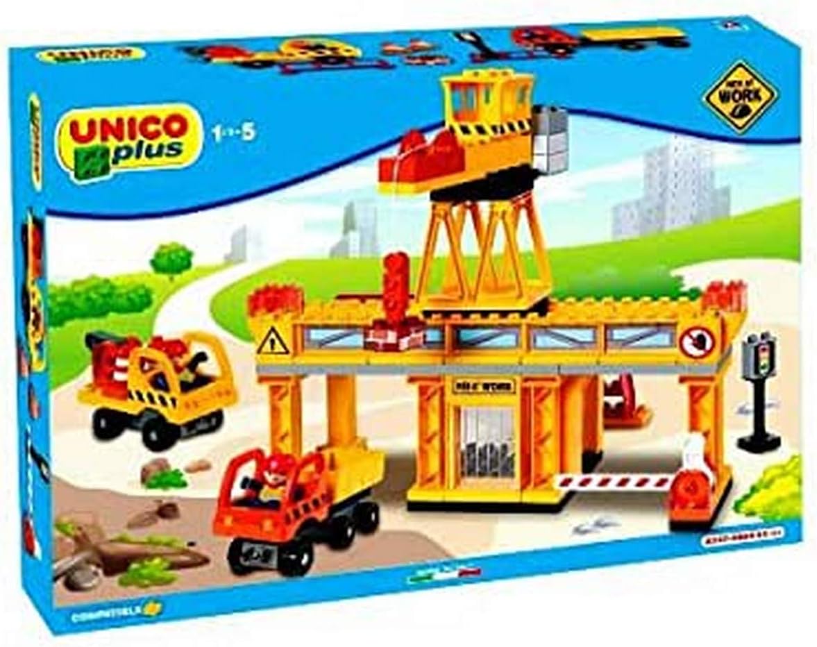 Androni Giocattoli 8527 – 0000 – Large Construction Site with Crane and Two Means