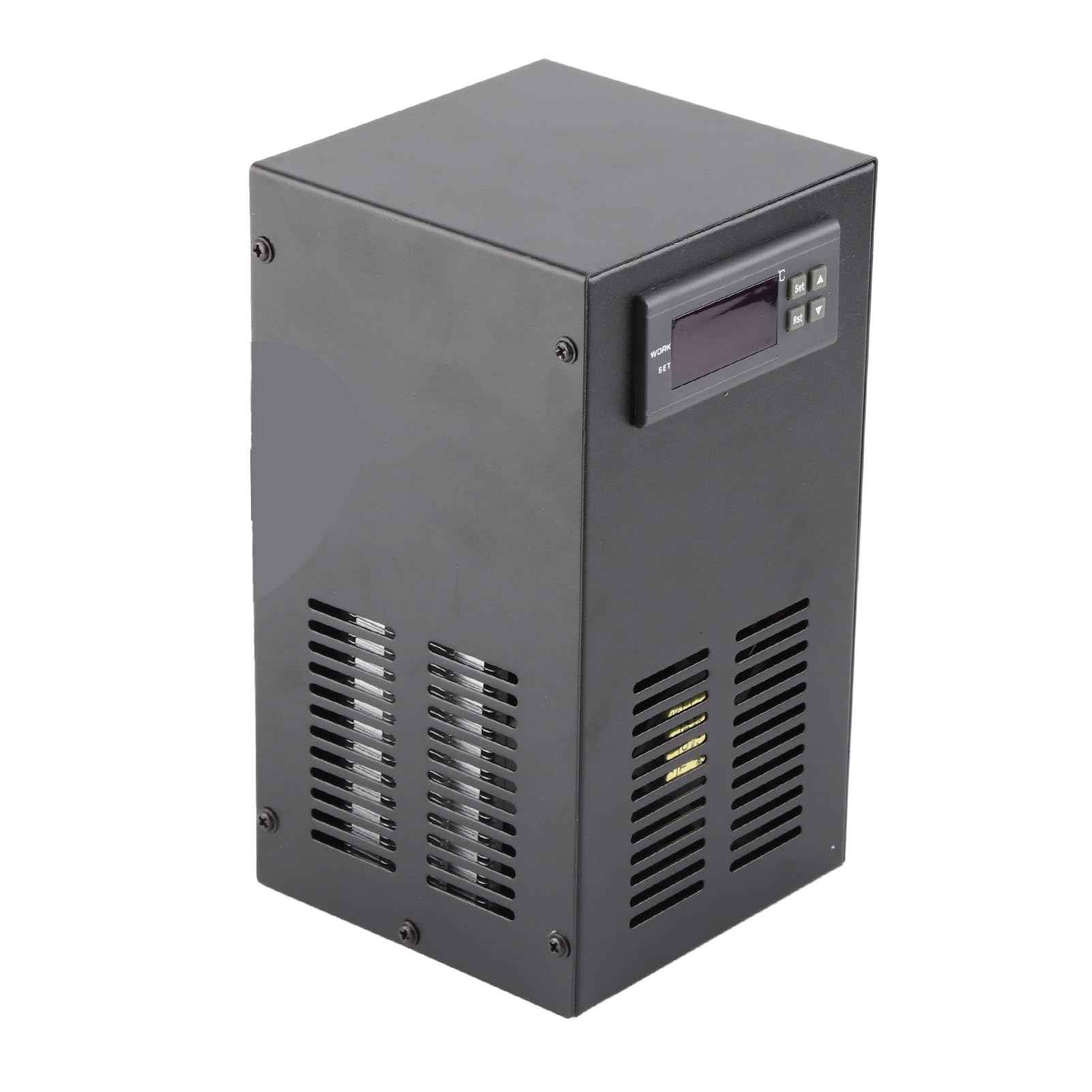 Enfriador de Acuario, de Refrigeración por Agua de 200 L/H, Enfriador Electrónico Silencioso para Pecera con Pantalla de Temperatura en Tiempo Real para Tanque de Agua Dulce y