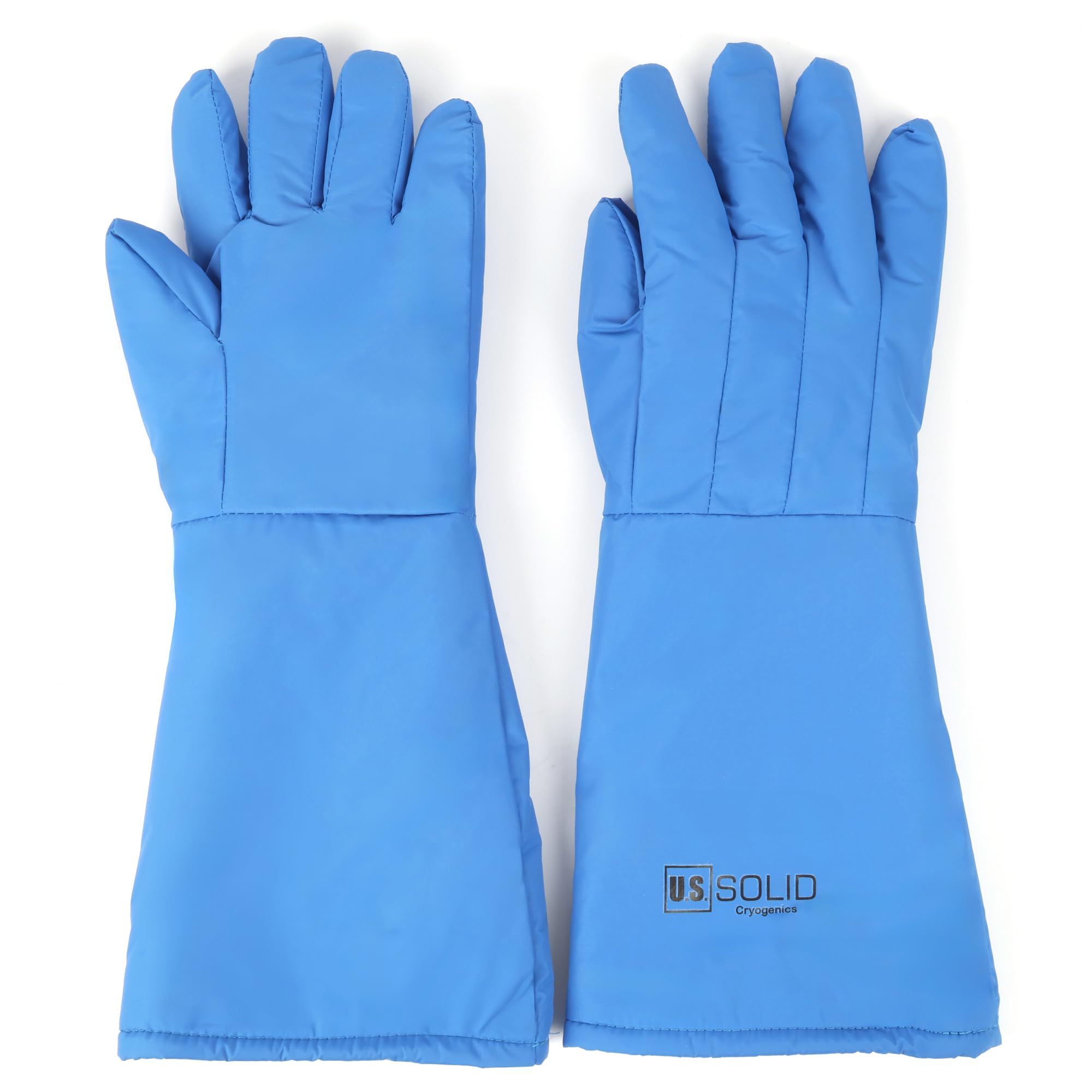 U.S. Solid Guanti criogenici, protezione dell'azoto liquido, -195℃, resistenza alle basse temperature (48 cm)