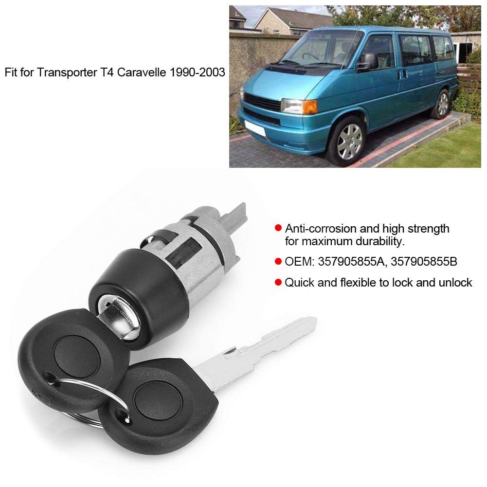 KIMISS Zamek stacyjki z kluczem 357905855A for T4 1990-2003 - Kompatybilny, trwały, łatwy montaż