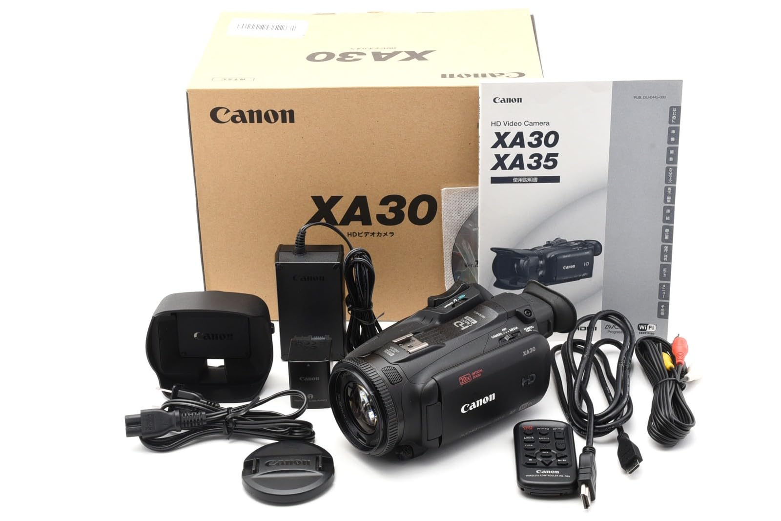 備品充実!!　CANON XA30(業務用ビデオカメラ）ハンドルユニット付 Amazon | キヤノン XA30 業務用HDデジタルビデオカメラ | キヤノン