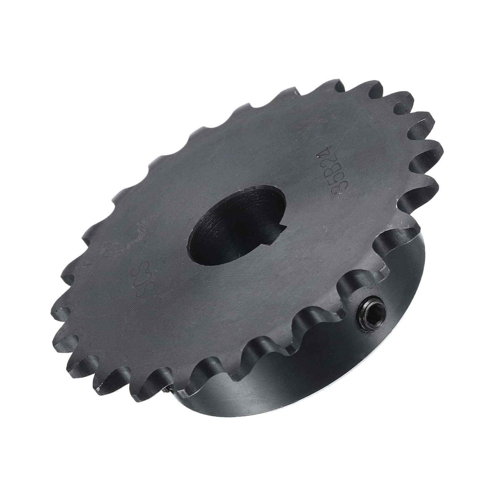 uxcell #35 Chain Roller Sprocket B Type, 3/4" Bore 24 Tooth Single Strand Chain Sprocket, Carbon Steel, Keyway with Set Screws — Amazon image 3