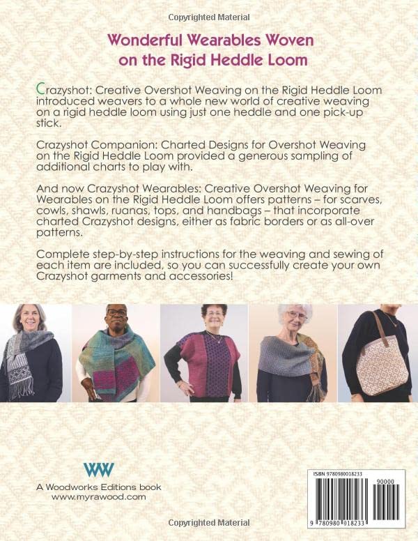 Crazyshot Wearables: Creative Overshot Weaving for Wearables on the Rigid Heddle Loom - Image 2