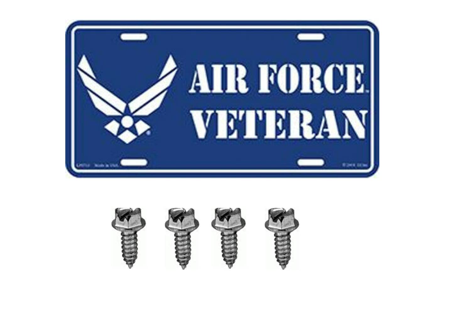 United States Air Force Veteran Artisan Owl Plate