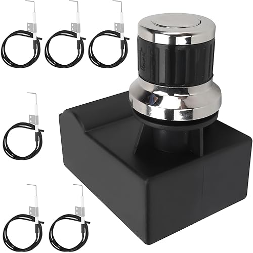 Pulse Igniter DHL-128-6Q for Nexgrill Ignitor Replacement Starter 720-0888S 720-0882A 720-0896E 6 Burner Home Depot Nexgrill 720-0888N Ignition Switch for Nexgrill Parts 6 Outlet Button Igniter Kit