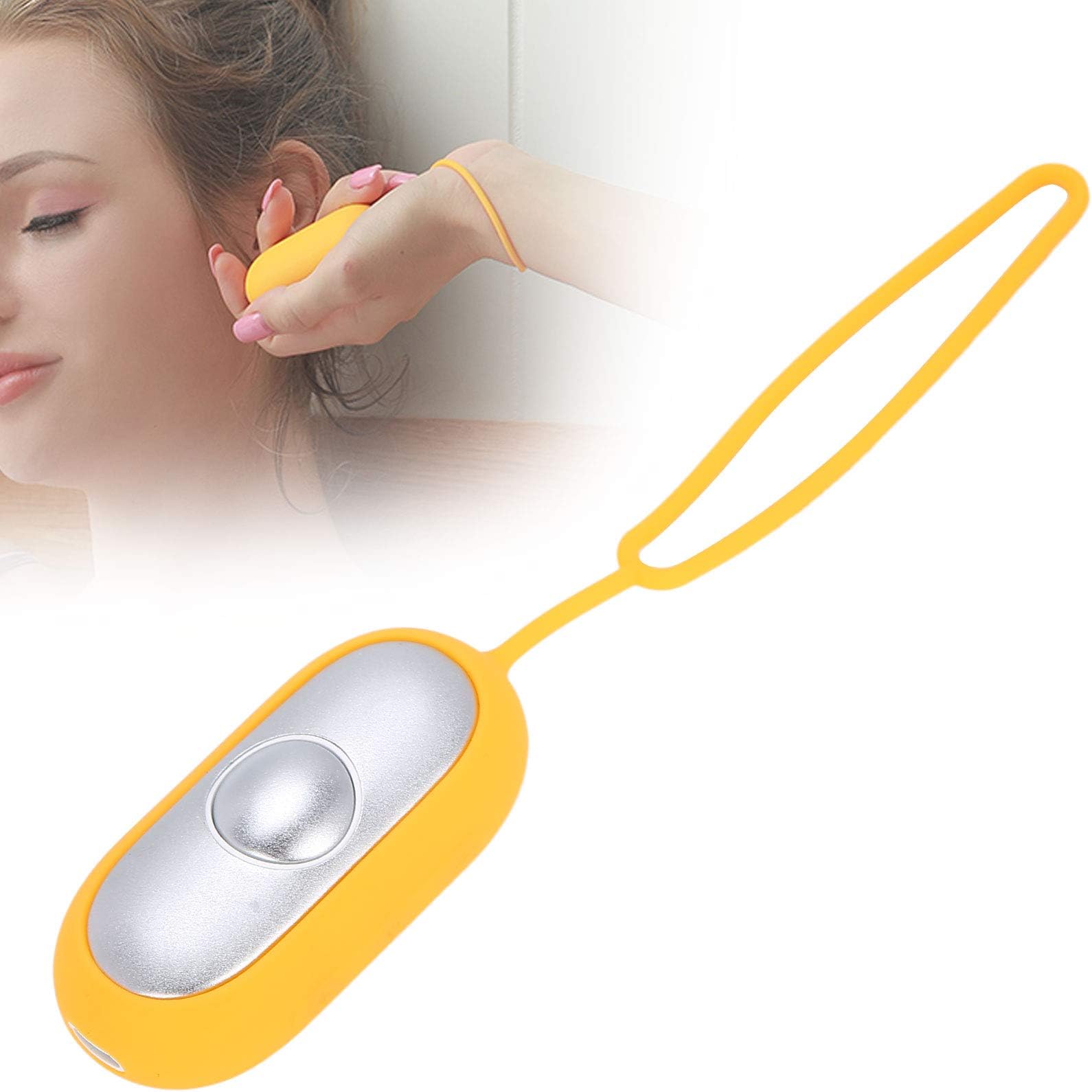 – Sleep Aid Device, Sleeping Aids Sleep Help USB Charging Holding Sleep Aid Instrument, Chill Pill Device Microcurrent Sleep Aids for Insomnia, Sleeping Aids Device for Adults Stress Relief (Yellow)