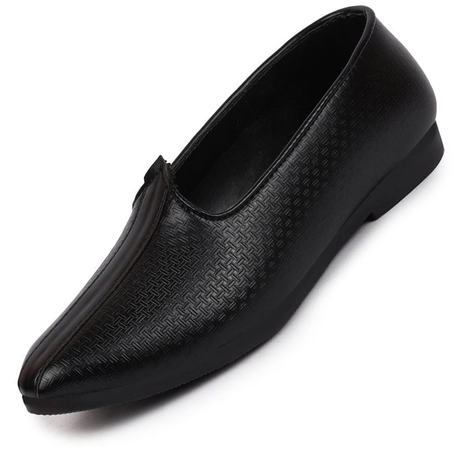 See full amazon price history chart for FAUSTO FST KI-1723 BLACK-44 Mens Ethnic Black Slip On Juttis and Mojaris (10 UK) FAUSTO FST KI-1723 BLACK-44 Mens Ethnic Black Slip On Juttis and Mojaris (10 UK) (B096Y3KCY4) Amazon Price History, Amazon Price Tracker