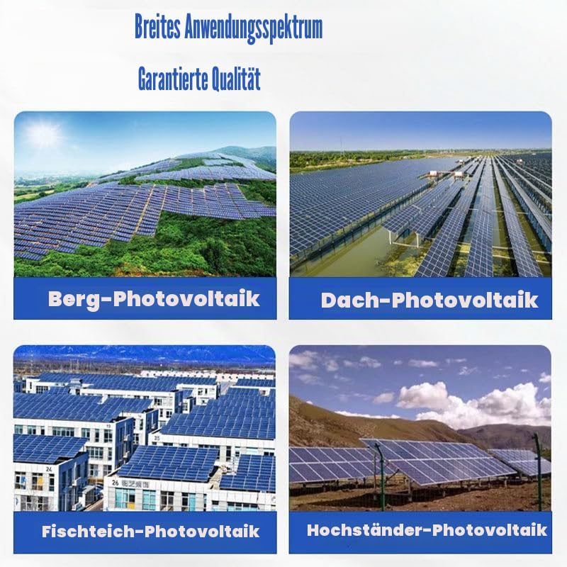 WEIMILOR Trocken- und Wasserreinigungsausrüstung, Teleskopstab-Rotationsbürste für Solarmodule, PV-Modul auf Gitter, Reinigung von Solarrobotern,5m