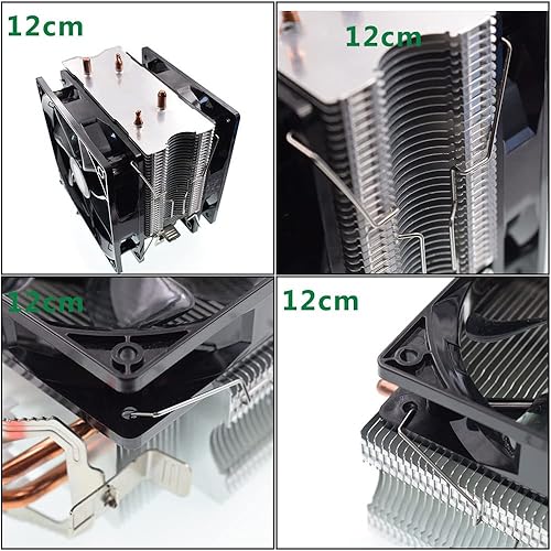 Miniatura 3 de MEETOOT 4 unids CPU disipador de calor ventilador hebilla PC placa base CPU radiador ventilador 3.5 in alambre hebilla superior gancho clip de