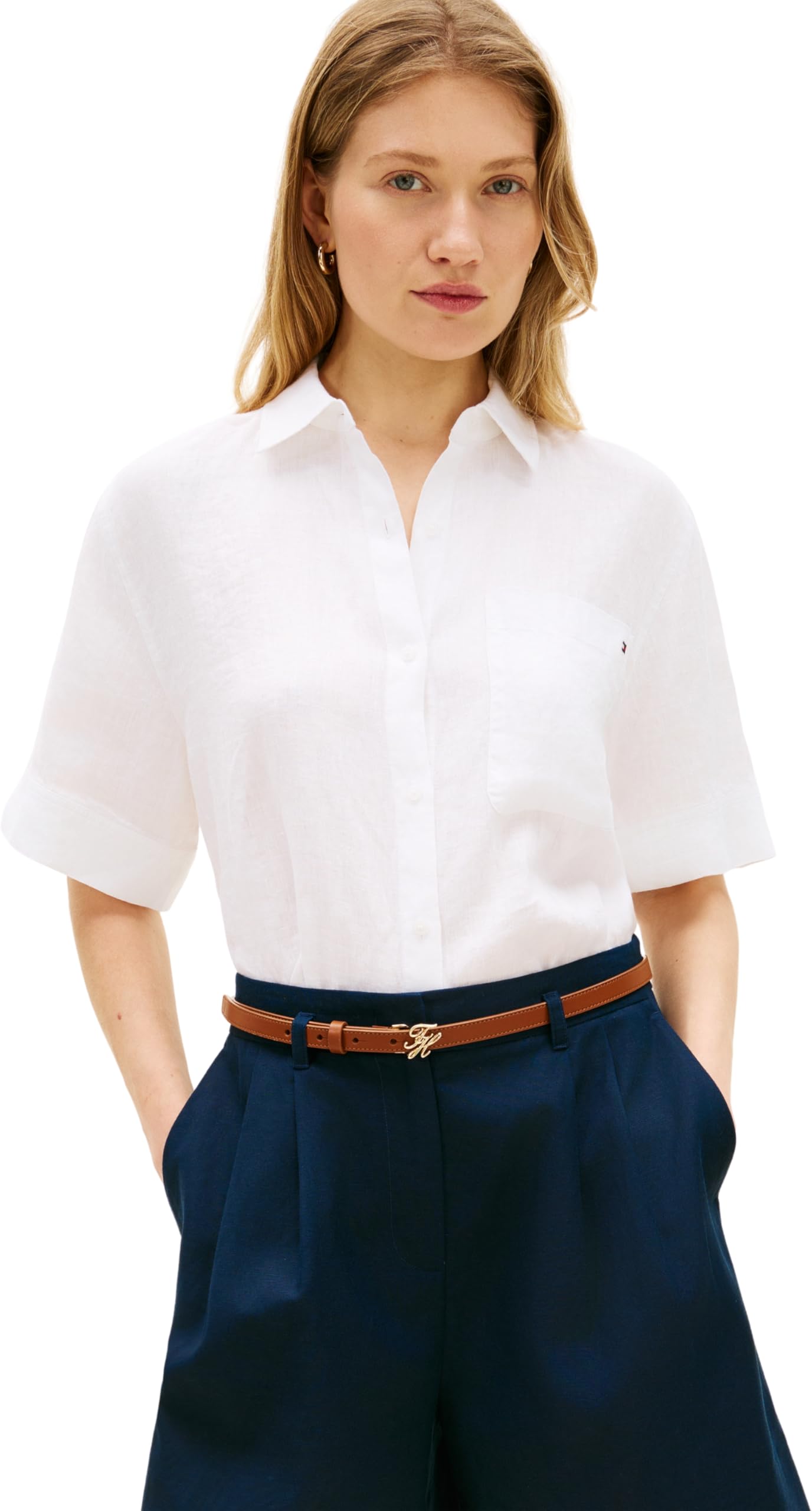 Tommy Hilfiger Camisa S/S para Mujer