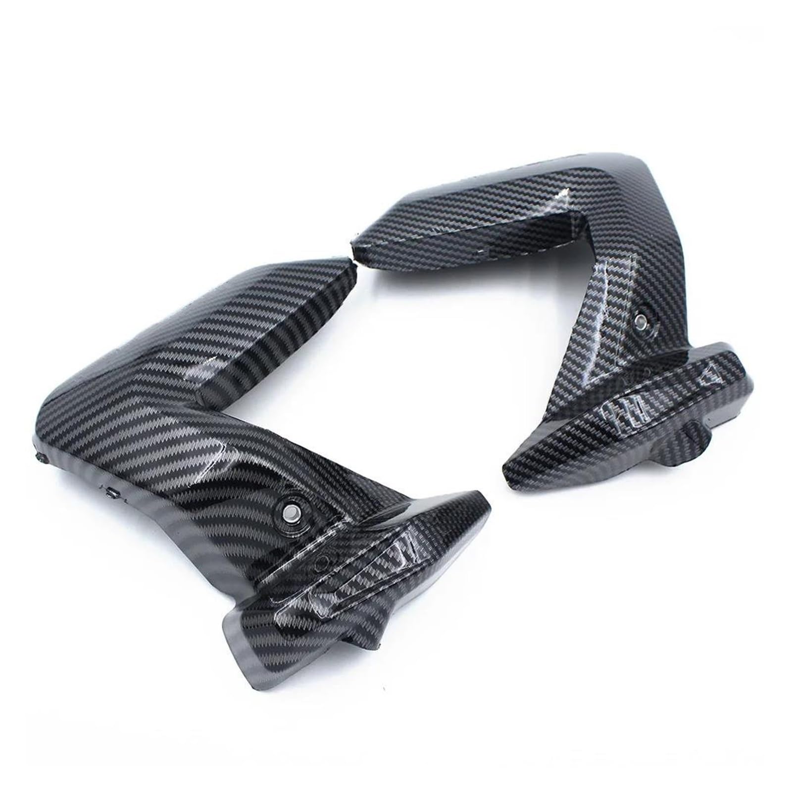 Ailettes aérodynamiques carénage Pièces De Moto Couvercle De Bougie Dallumage Cylindre pour B&MW R1250GS R1250RS R1250RT Protection Moteur Couvercle De Culasse(Carbone)
