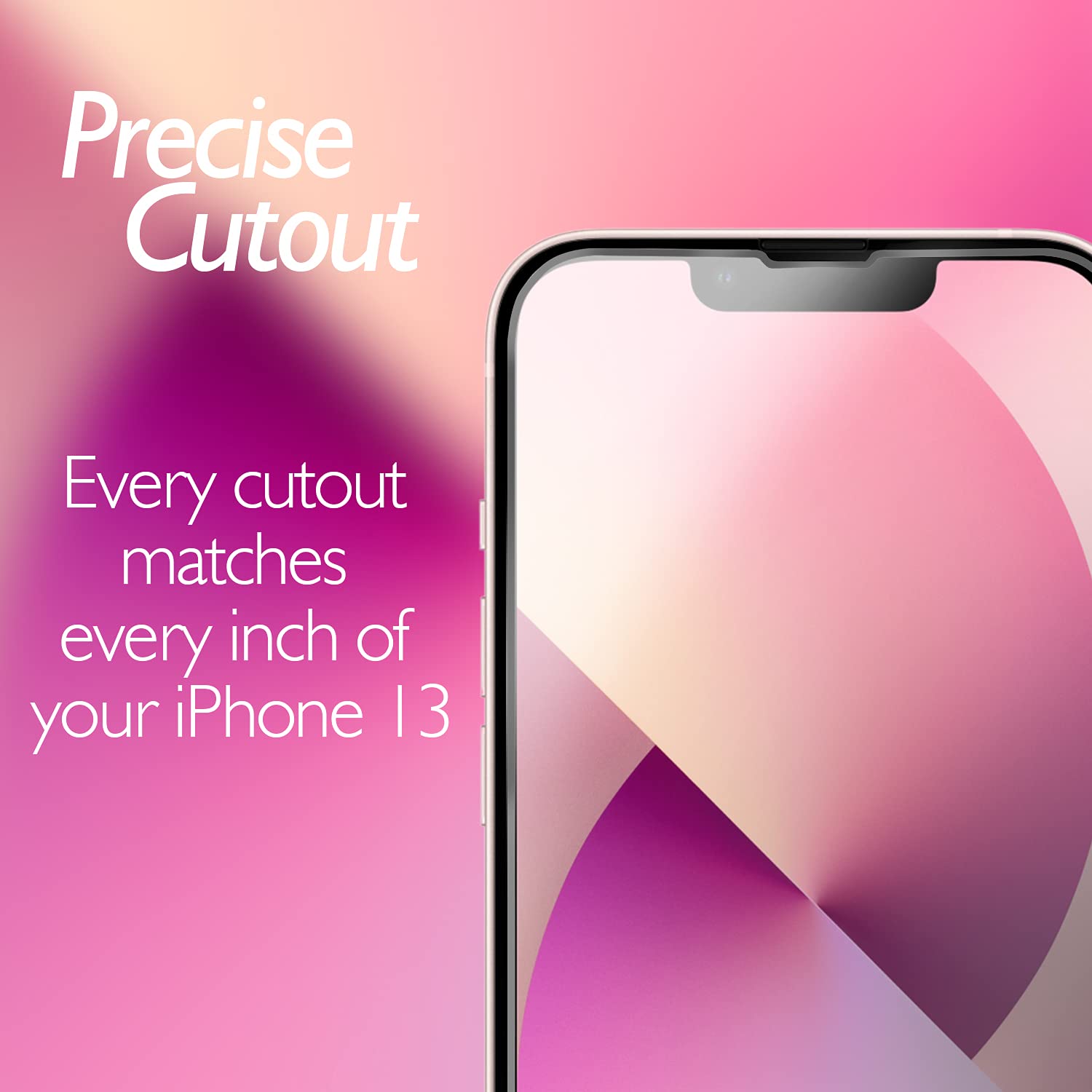 Przednia i tylna osłona ekranu do iPhone'a 13, szkło hartowane [dotykowe] przednia i tylna folia na szkło hartowane premium HD przejrzystość odporna na odciski palców / zarysowania do