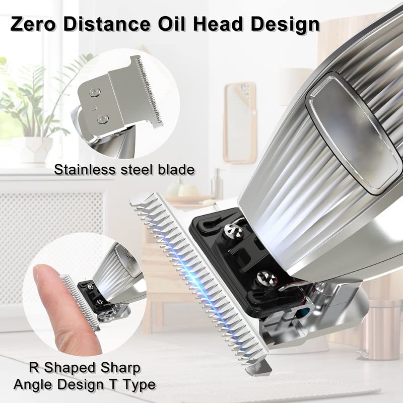 Miniatura 3 de CRIVERS Cortapelos para hombres, máquina de corte de pelo profesional de peluquería potente recortadora de pelo para hombres, máquina eléctrica de