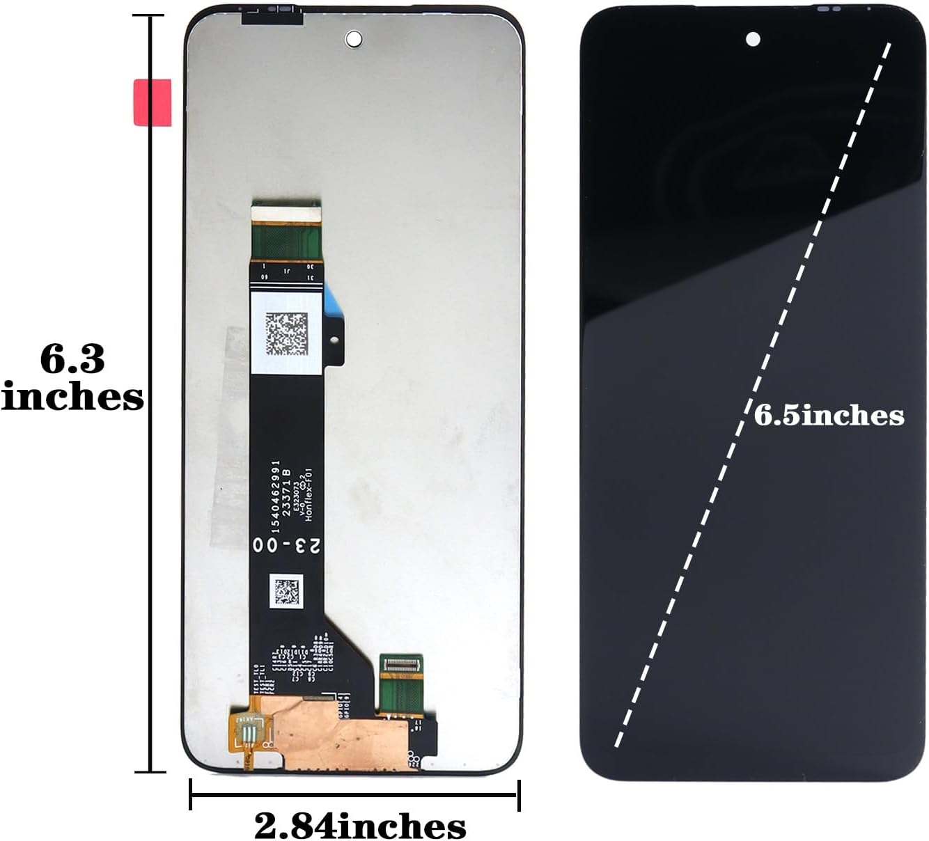 for Motorola Moto G Play 2024 Screen Replacement Kit XT2413-1 XT2413V XT2413-2 XT2413 LCD Screen Display Touch Digitizer Assembly Replacement G Play Gen 3 6.5"