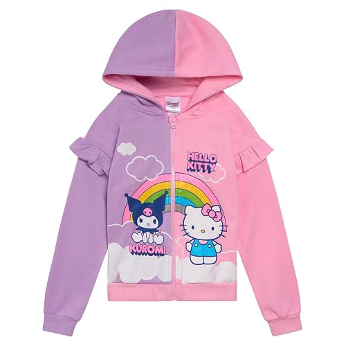 Girls' Fleece Zip-Up Hoodie Toddler to Big Kid