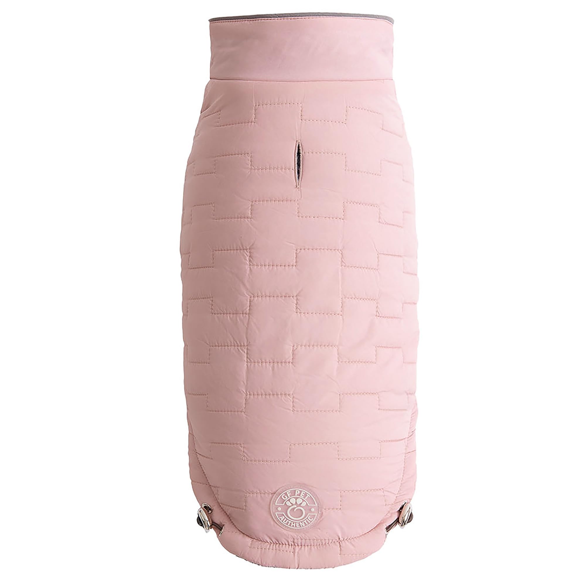GF Pet Dog Jacket Reversible Chalet Warm Coat for Dogs Quilted Active Water Resistant Winter Dog Coat - Pink - Large