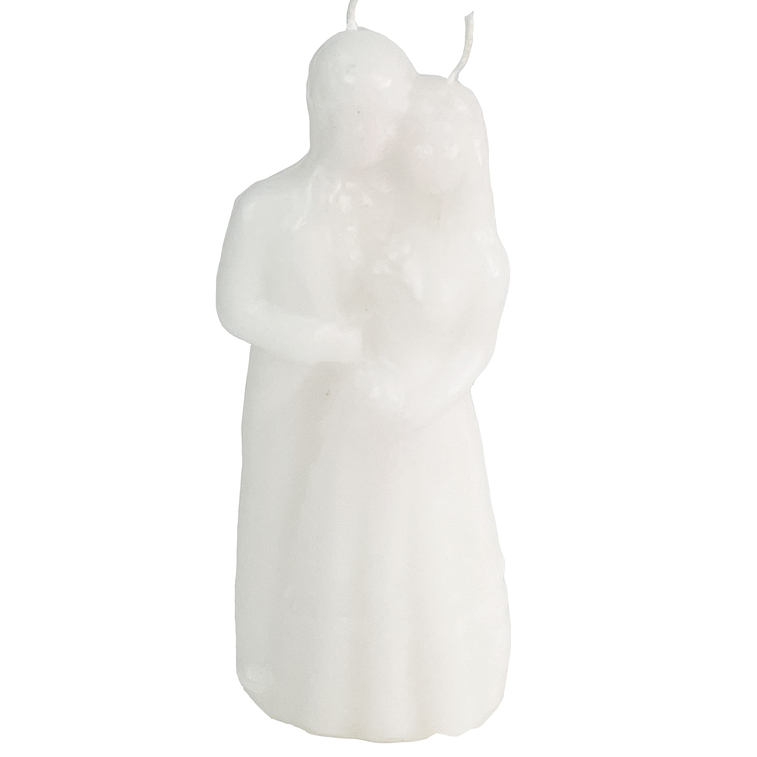 Big Voodoo Couple Candle White | Hoodoo Marriage Candle | Large Couple Candle Wedding Attract | Marriage Spell