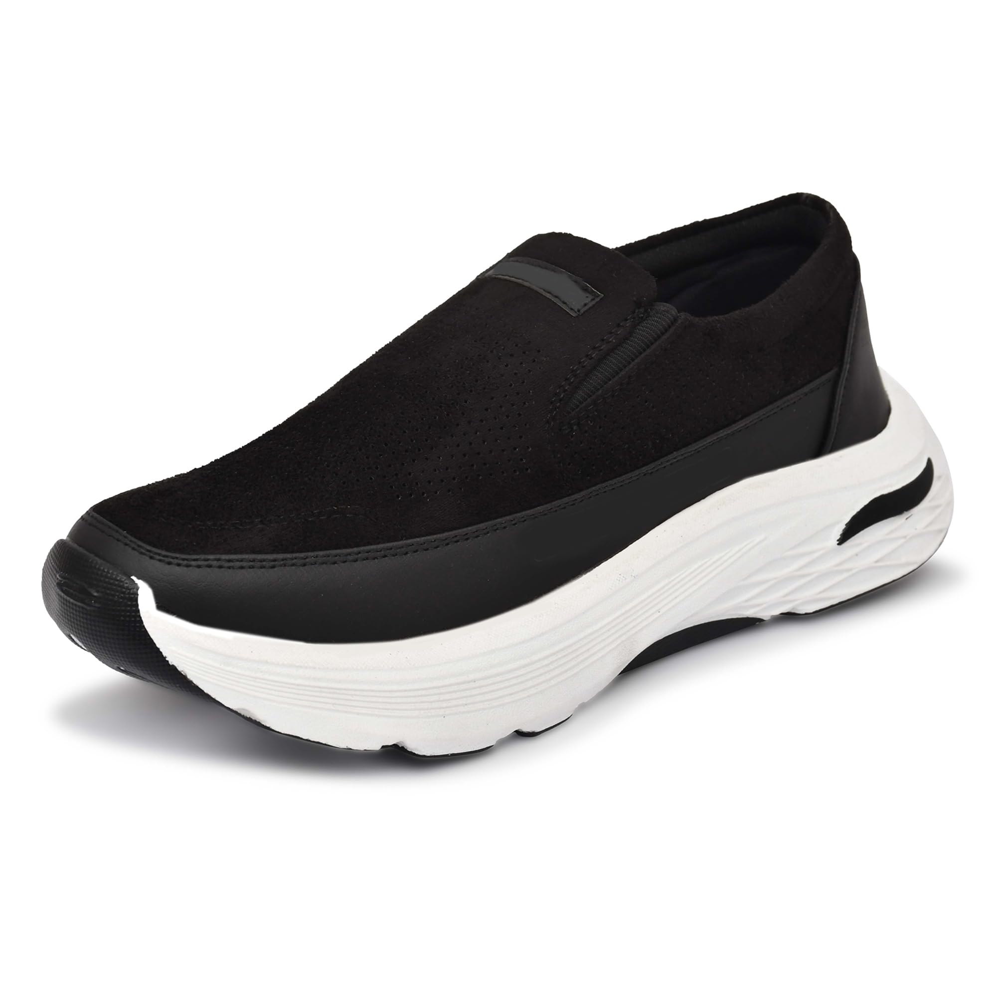 See full amazon price history chart for SPREDO Black Faux Leather Walking Casual Shoes for Men Sneakers Shoes - 7 UK SPREDO Black Faux Leather Walking Casual Shoes for Men Sneakers Shoes - 7 UK (B0D3VGNLLD) Amazon Price History, Amazon Price Tracker