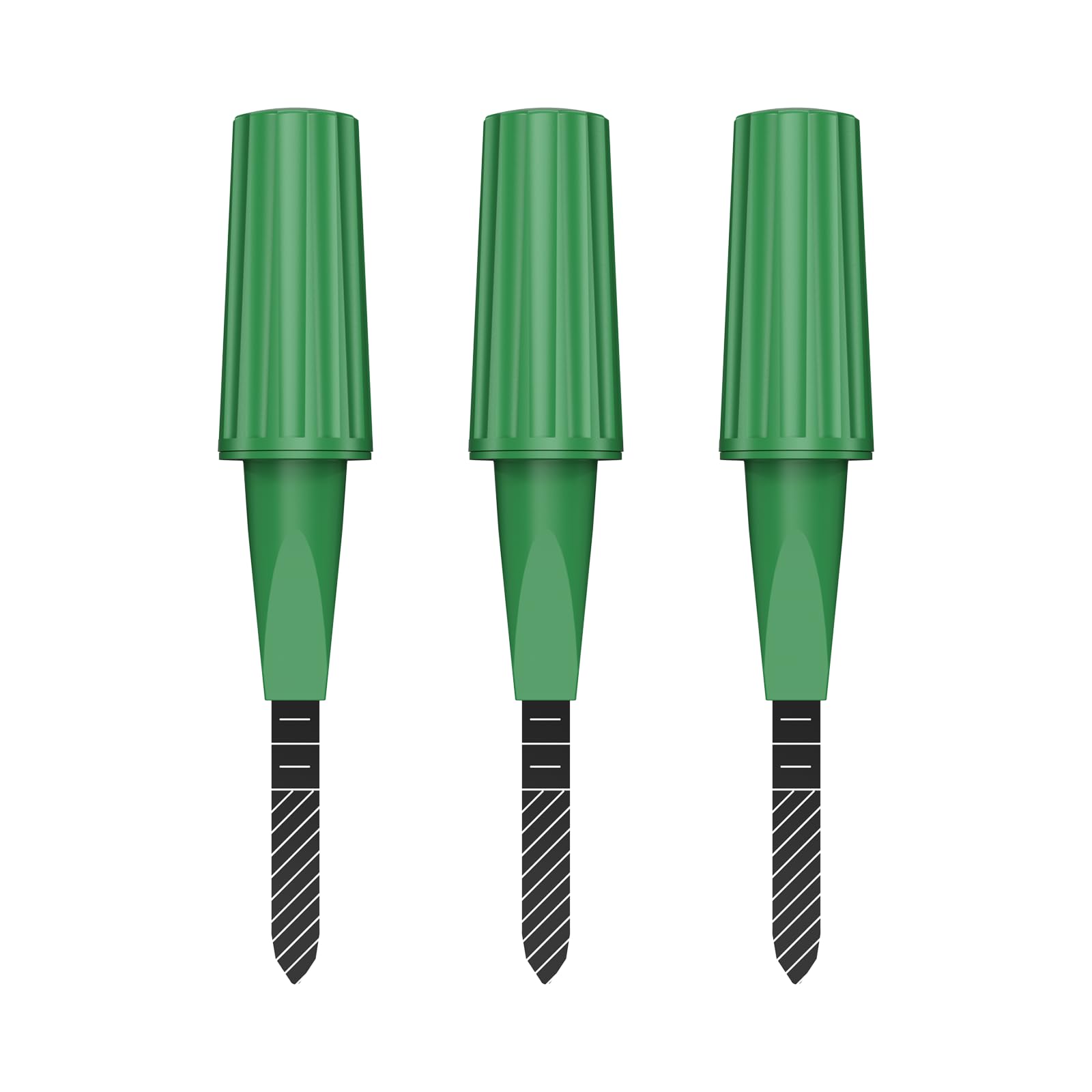 THIRDREALITY Smart Soil Moisture Sensor Gen2 3Pack, Zigbee hub Needed, Enhanced Signal Stability, Capacitive Moisture Monitoring, Garden Planting, Compatible with Hubitat, SmartThings, Home Assistant