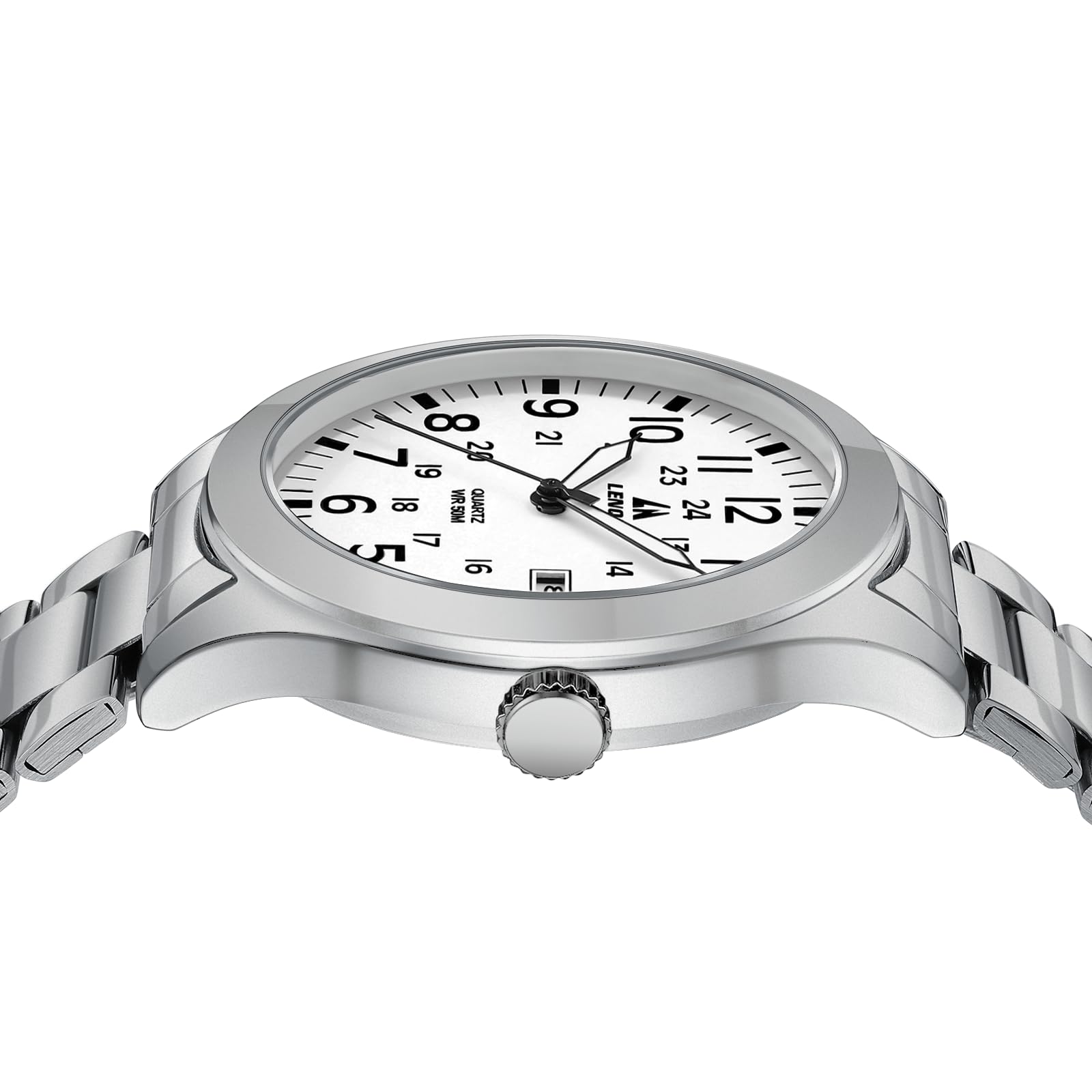 LN LENQIN Orologio Uomo Orologio Militare Orologio Campo Orologi Analogici Al Quarzo Per Uomo Orologi Polso Impermeabili Con Cinturino in Nylon Orologio Sportivo Tattico Militare Con Data
