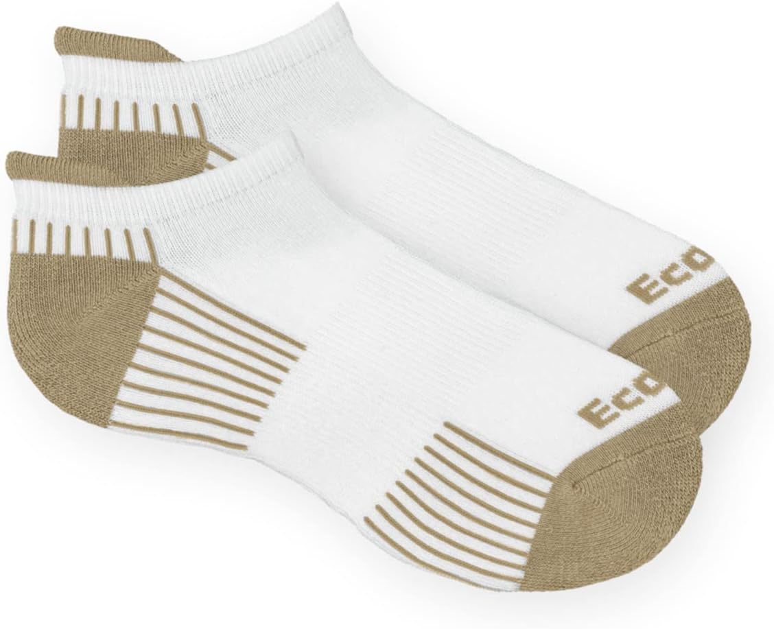 Viscose from Bamboo Active Running & Sport Tab Socks for Men & Women - Medium - One Pair