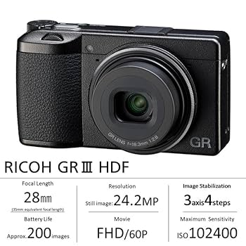 Ricoh GR III HDF Premium Compact Camera with Diffusion Filter